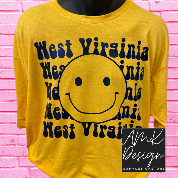 EXCLUSIVE Design- WV Small Town On Yellow
